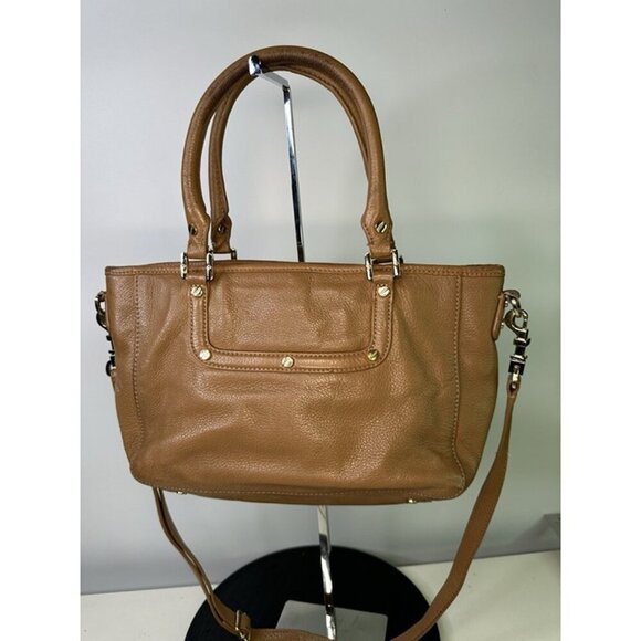 For Repair - Tory Burch Leather Amanda Mini Satchel Brown - Picture 7 of 12